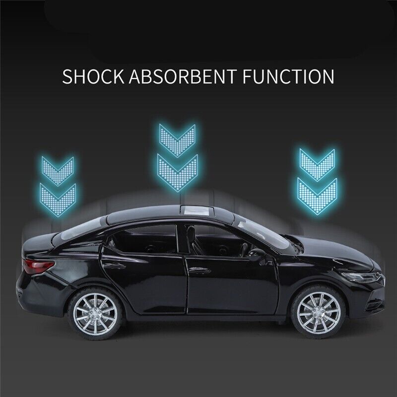 1:32 Nissan Sylphy Diecast Model Car Toy Vehicles Collection Sounds Kids Gifts