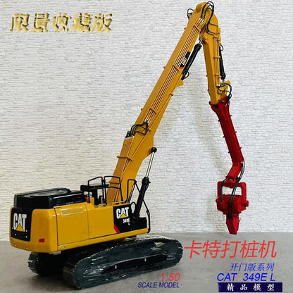 1:50 CAT349EL Piling Machine Excavator Construction Equipment Diecast Model