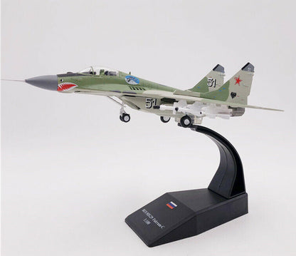 1:100 WLTK MIG29 Fulcrum-C Fighter Airplane Diecast Military Aircraft Model