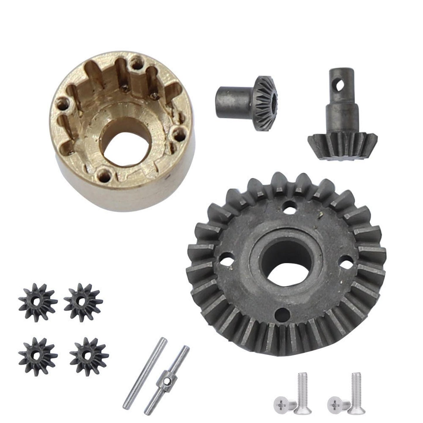 Durable Metal Upgrade Differential Gear Case For FMS 1/24 FCX24 RC Car