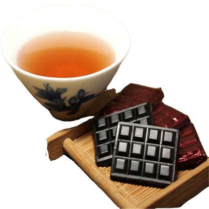 Chinese Yunnan Cream Cha Gao Ripe Tea Black Tea 5Pcs Puerh Shu Puer Resin Pu-Erh