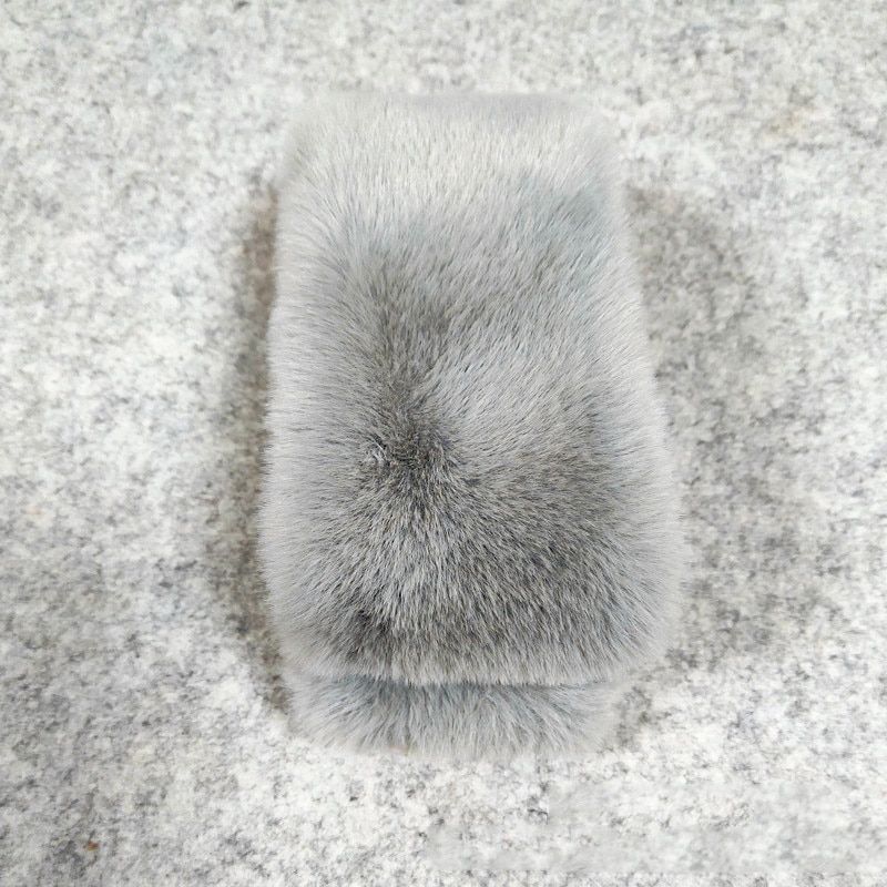 Women Scarves Solid Color Winter Warm Thicken Wraps Shawl 100x13cm Imitation Fur
