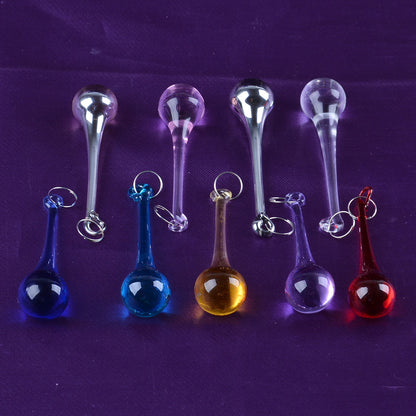 20pcs Crystal Teardrop Chandelier Drops Prisms Manzanita Tree Decoration