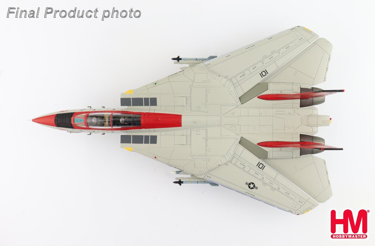 1:72 HM Grumman F-14B Tomcat VF-101 Grim Reapers Fighter Diecast Aircraft Model