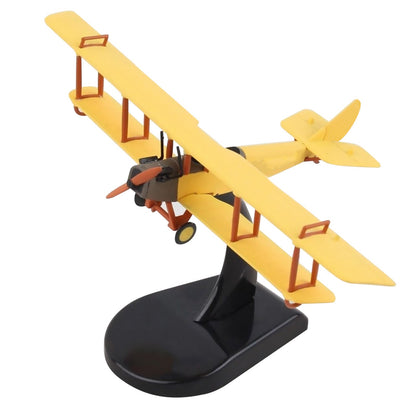 1/100 Scale Diecast Alloy WWI USA For Curtiss JN-4 Jenny Aircraft Model