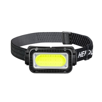 USB Rechargeable LED Headlamp Headlight Lamp Torch Flashlight W/ Charging Cable