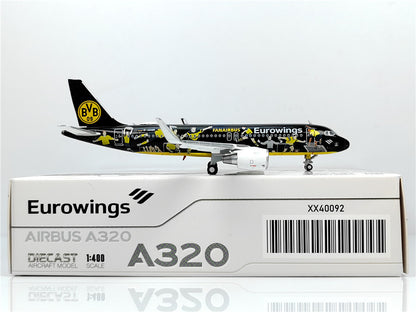 1:400 JC Wings EUROWINGS AIRBUS A320 Passenger Airplane Diecast Model