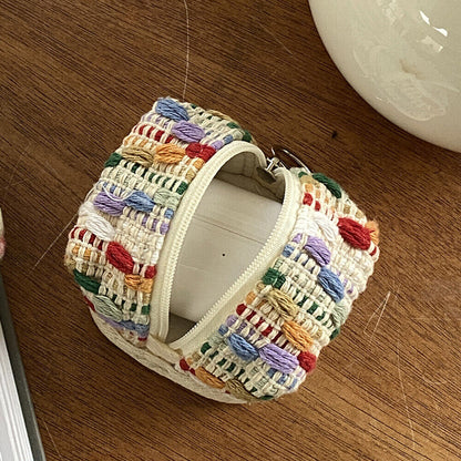 Headphone Bag Key Storage Bag Make Up Bag Data Cable Pouch Wallet With Buckle