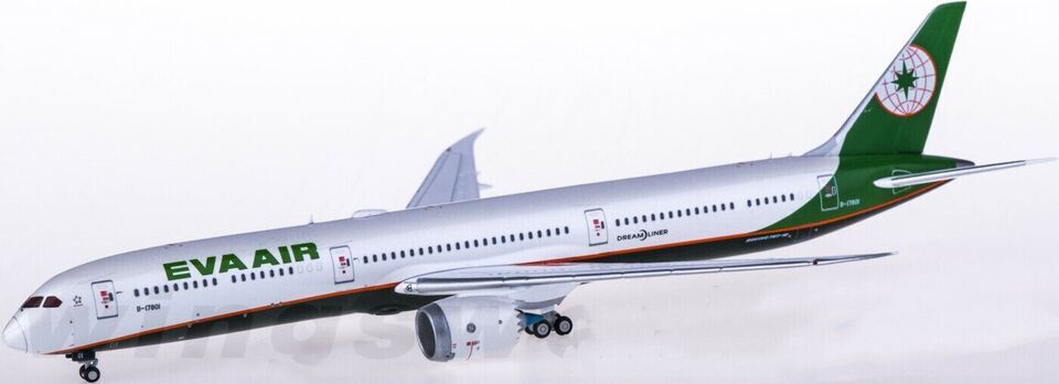 1:400 JC Wings EVA AIR BOEING 787-10 Passenger Airplane Diecast Aircraft Model