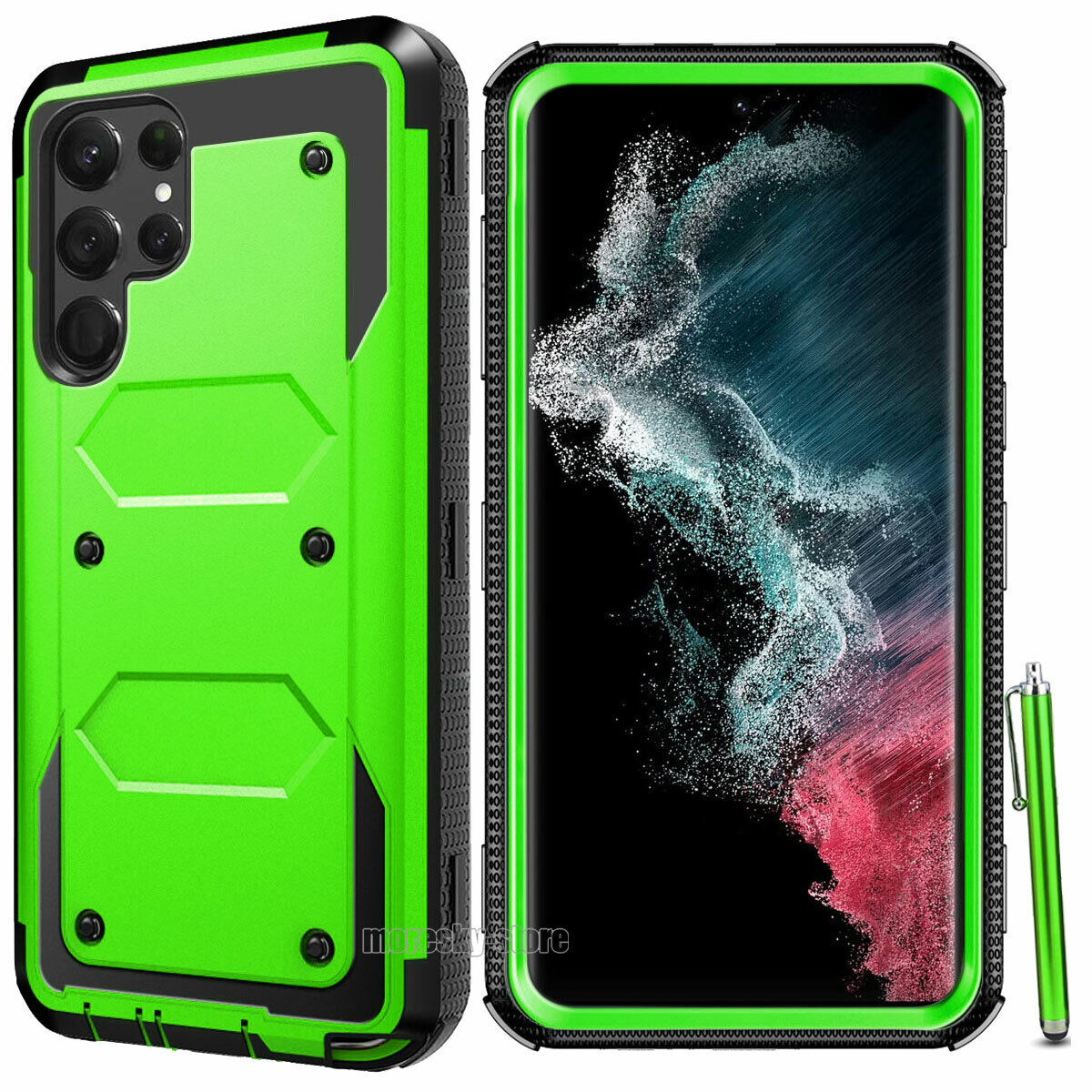 For Samsung Galaxy S22 Plus Ultra 5G Rugged Rubber Hard Shockproof Case Cover