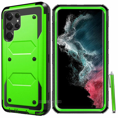 For Samsung Galaxy S22 Plus Ultra 5G Rugged Rubber Hard Shockproof Case Cover