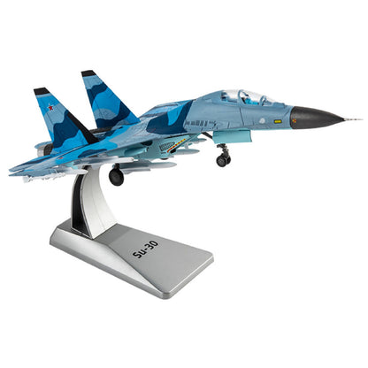 1/100 Scale Russian Air Force SU-30MKK Fighter Plane Aircraft Model Display