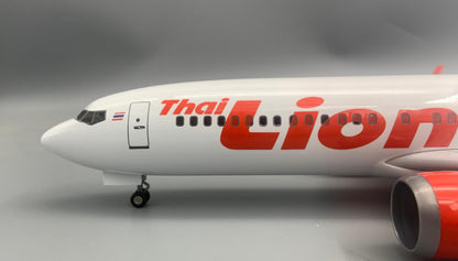1:80 47CM Thai Lion BOEING 737-800 Airplane Landing Gear Resin Aircraft Model