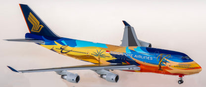1:200 SQ Wings Singapore Airlines B747-400 Passenger Diecast Airplane Model