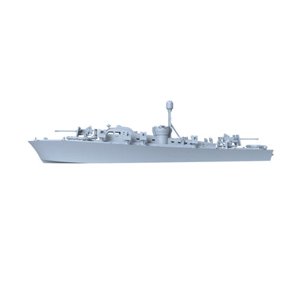 SSMODEL 1/700 Military Model Kit USS Elco 77-Foot PT Boa PT-59 WaterLine