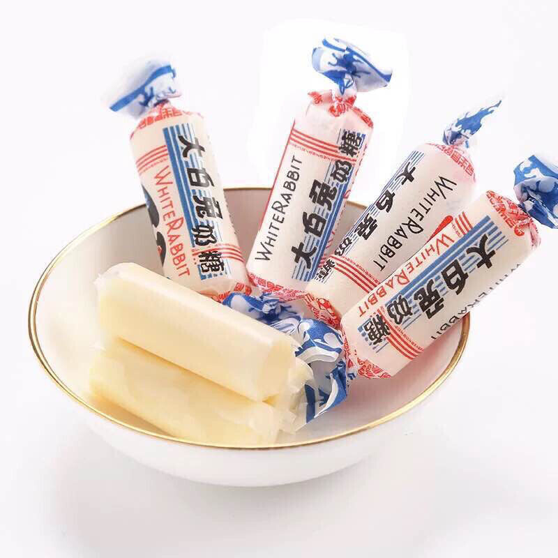 100g~500g Milk Creamy Candy, White Rabbit Milky Hard Candy, Sweets Snack Food