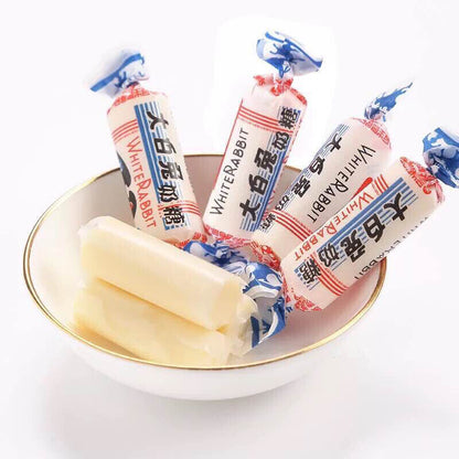 100g~500g Milk Creamy Candy, White Rabbit Milky Hard Candy, Sweets Snack Food