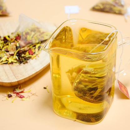 Chinese Dark Plum Matured Mandarin Peel Tea Combined Herbal Tea Bag 250g