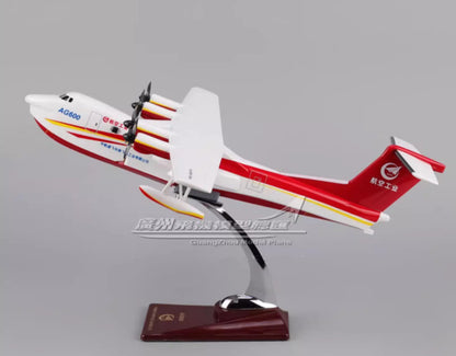 1:100 39CM AVIC Kunlong AG600 Amphibious Aircraft Rescue Plane ABS Plastic Model