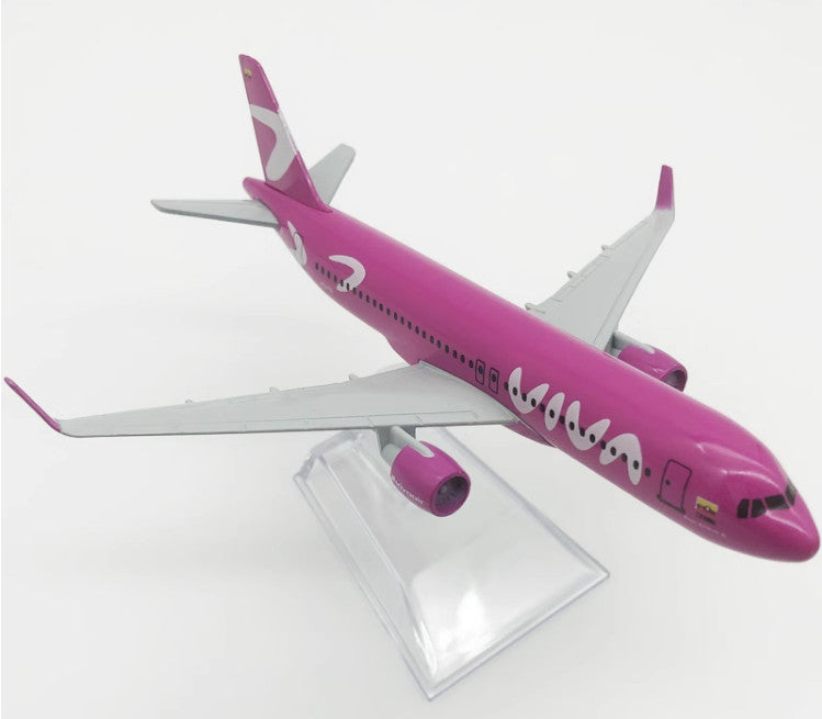 16CM VIVA AIRBUS A320 Passenger Aircraft Plane Aeroplane Diecast Airplane Model