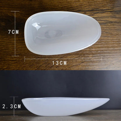 Jade Porcelain Tea Scoop for Pu'er Tea Glass Liu Li Kung Fu Tea Set Accessories