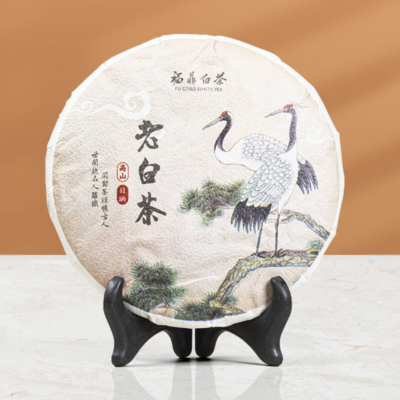 Shuanghe CHinese White Tea Old Bai Cha Tea Leaf Cake 300g Health Drink