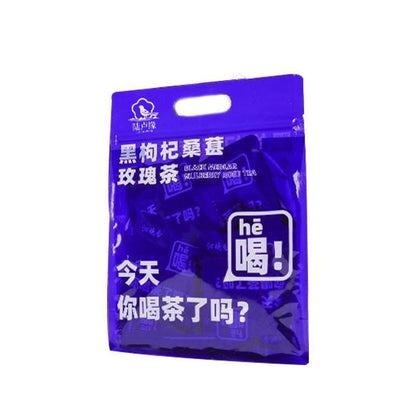 Black wolfberry mulberry rose tea health flower tea combination tea