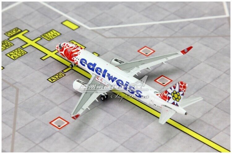 1:400 Phoenix Edelweiss AIRBUS A320 Passenger Airplane Diecast Aircraft Model