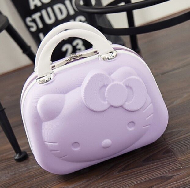 14 Inch Hello Kitty Cosmetic Case Box Beauty Makeup Bag Organizer Cartoon Hellok
