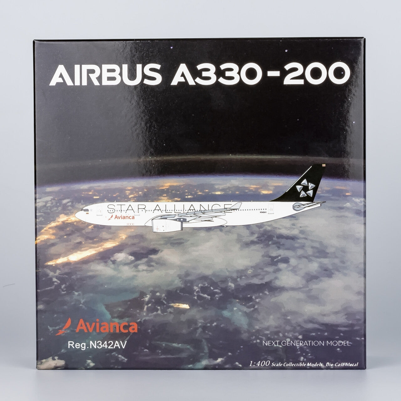 1:400 NG Model Avianca AIRBUS A330-200 Passenger Airplane Diecast Aircraft Model