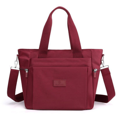 Handbag Nylon Shoulder Bag Fashion 30*16*27CM Zipper Crossbody 120CM Strap Long
