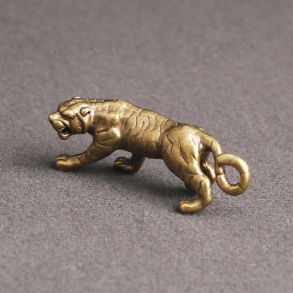 Zodiac Tiger Keychain Pendant for Attracting Wealth and Blessing Pendant