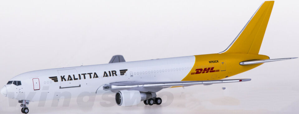 1:400 JC Wings KALITTA AIR BOEING 767-300ER Passenger Airplane Diecast Model