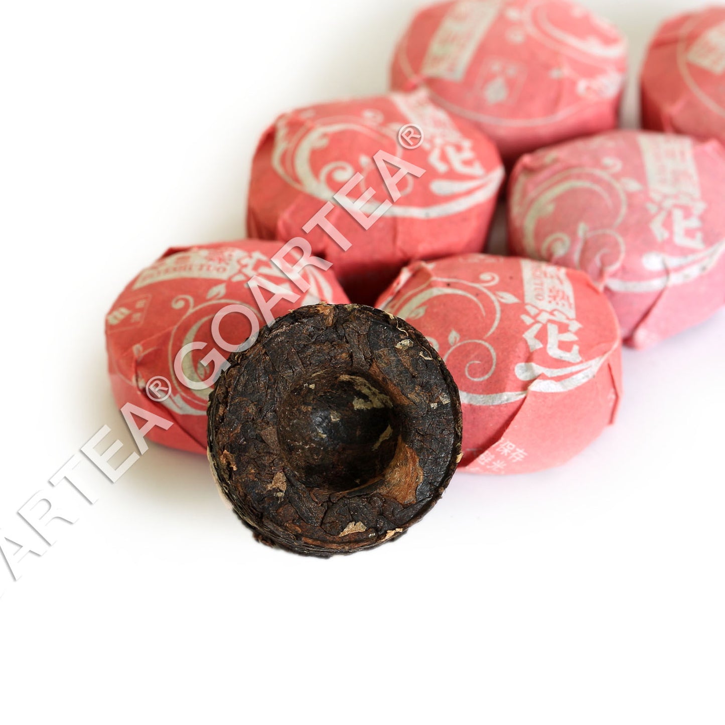 GOARTEA 2015 Year Lotus Leaf Flavored Mini Ripe Cake Puer Tea Pu'er Puerh Tea-