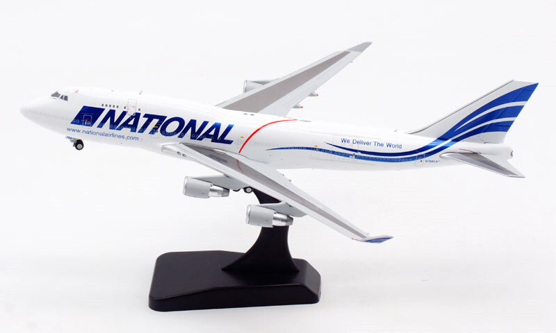 JC Wings NATIONAL AIRLINES FOR BOEING B747-400BCF N756CA 1/400 Aircraft Model