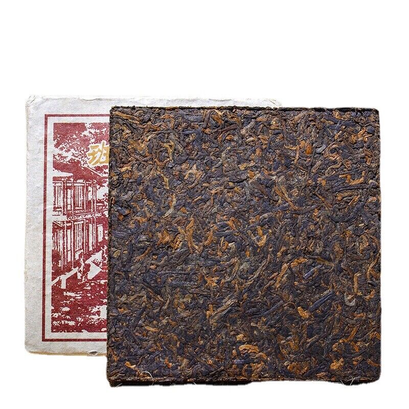 250g Pu'er Tea Ripe Tea Brick Tea Banzhang Ripe Tea Pu'er Ripe Tea Brick