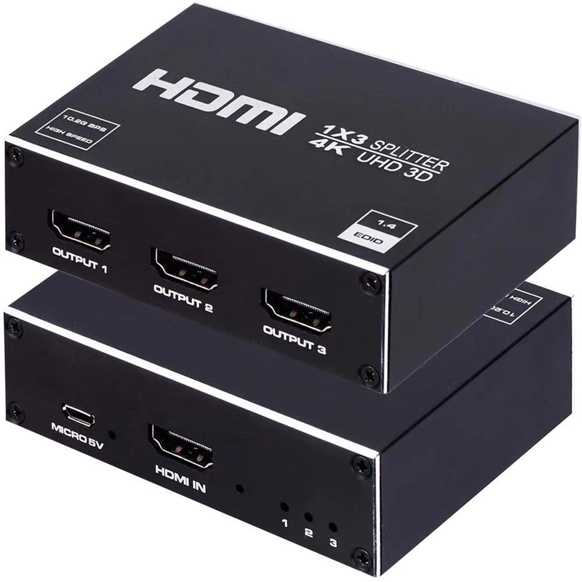 HDMI-Compatible Splitter 4K HDMI Splitter 1 In 3 Out 1x3 For HDTV Converter
