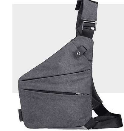 Thin Chest Bag Waterproof Phone Holster Small Crossbody Tactical Nylon Side Bag
