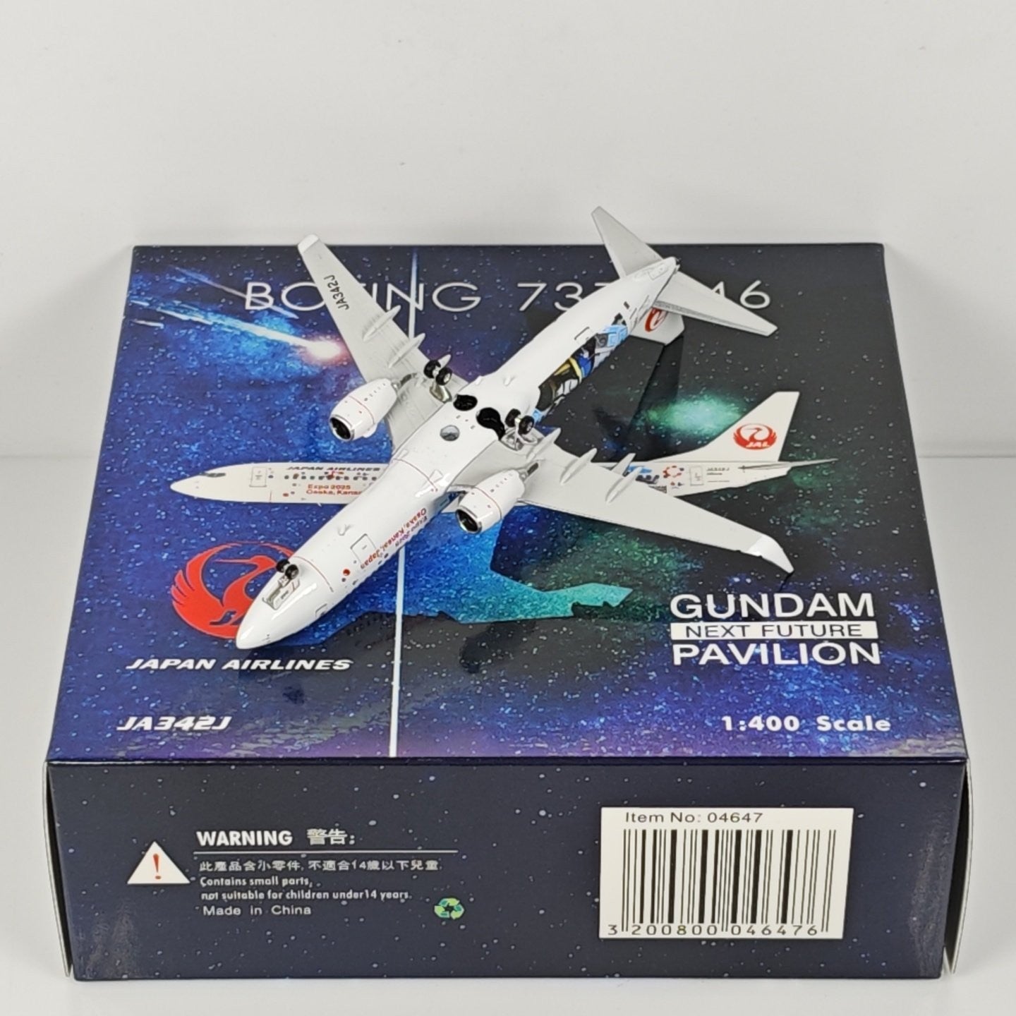 1:400 Phoenix Japan Airlines B737-800 JA342J Airplane Diecast Aircraft Model