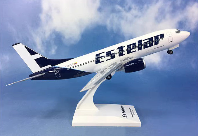 26CM 1:130 Risesoon Estelar Boeing 737-300 Passenger Airplane ABS Plastic Model