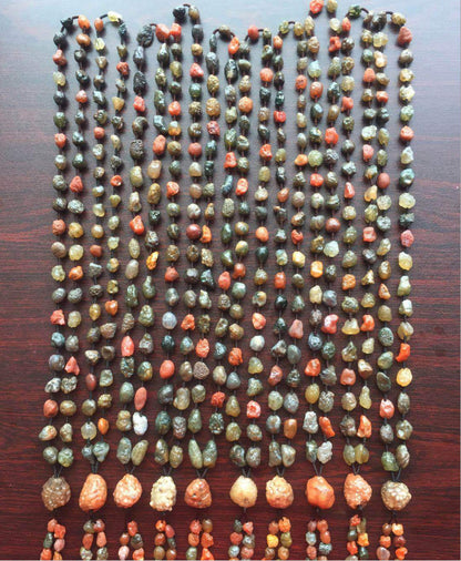 1pcs Natural Multi Colored Gobi Desert JinMai Agate Necklace Pendant - China