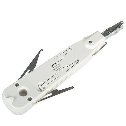 Gray Telecom Phone Wire Cable RJ11 RJ45 Punch Down Network Tool Kit Professional