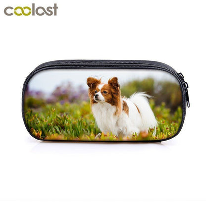Dog Pencil Bag Stationary Bag Pencil Box School Supplies 24*11*7 CM Accessories
