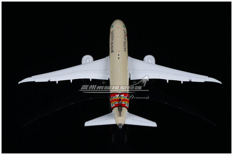 1:400 JC Wings SAUDI BOEING 787-9 Passenger Airplane Flap Down Diecast Model