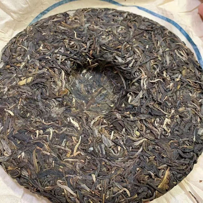 2003 Yunnan Raw Puer Tea Banzhang Qizi Pu-erh Raw Tea Cake Aged Pu Er Tea 357g