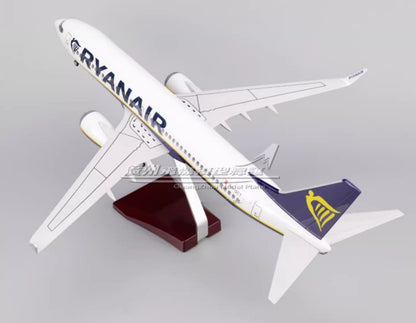 47CM 1:80 RIANAIR BOEING 737 MAX8 Passenger Airplane Landing gears Resin Model