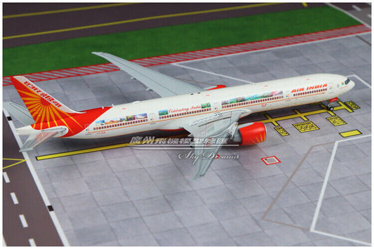 1:400 JC Wings AIR INDIA BOEING 777-300ER Passenger Airplane Diecast Plane Model