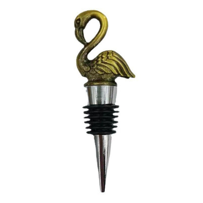 Wine Stoppers Animal Flamingo Octopus Mermaid Owl Bottle Cork 10-11cm Metal Zinc