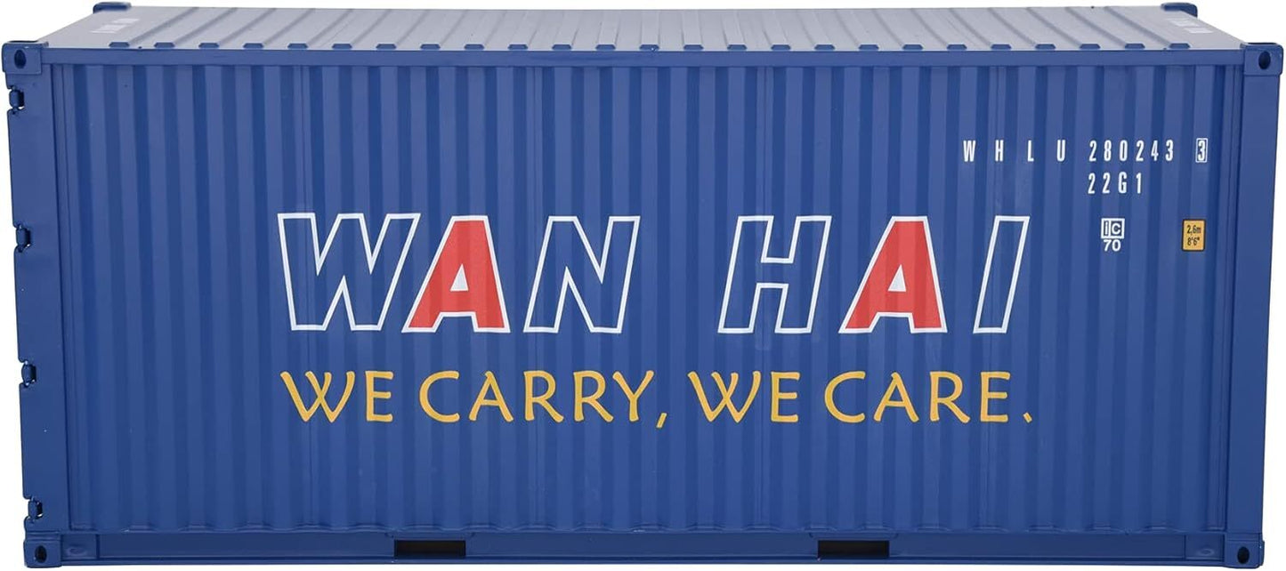1:20 WAN HAI Shipping Container Model Abs Resin & Wood Toy Home Decoration Gift