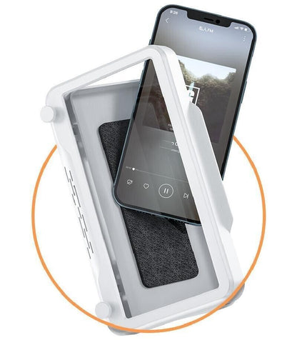Soporte para Telefono Caja Tactil Impermeable Sujetador de Almacenamiento Pared